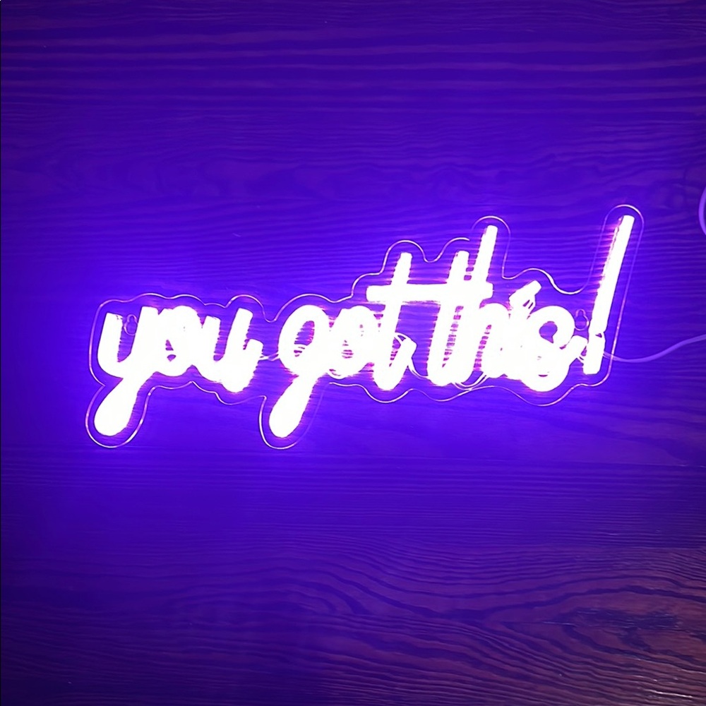 “You got this” Blue LED Light. Like new condition. Not used much at all!